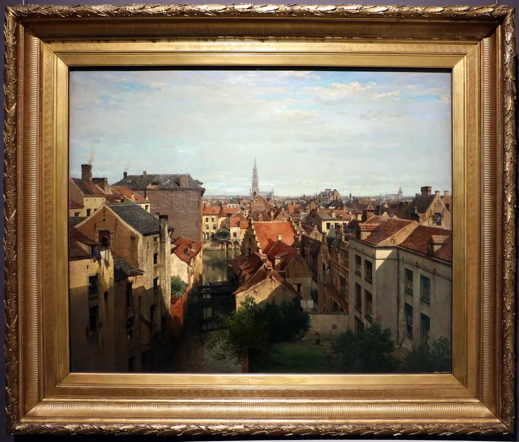 Brussel in 1868, by Jean-Baptiste Van Moer