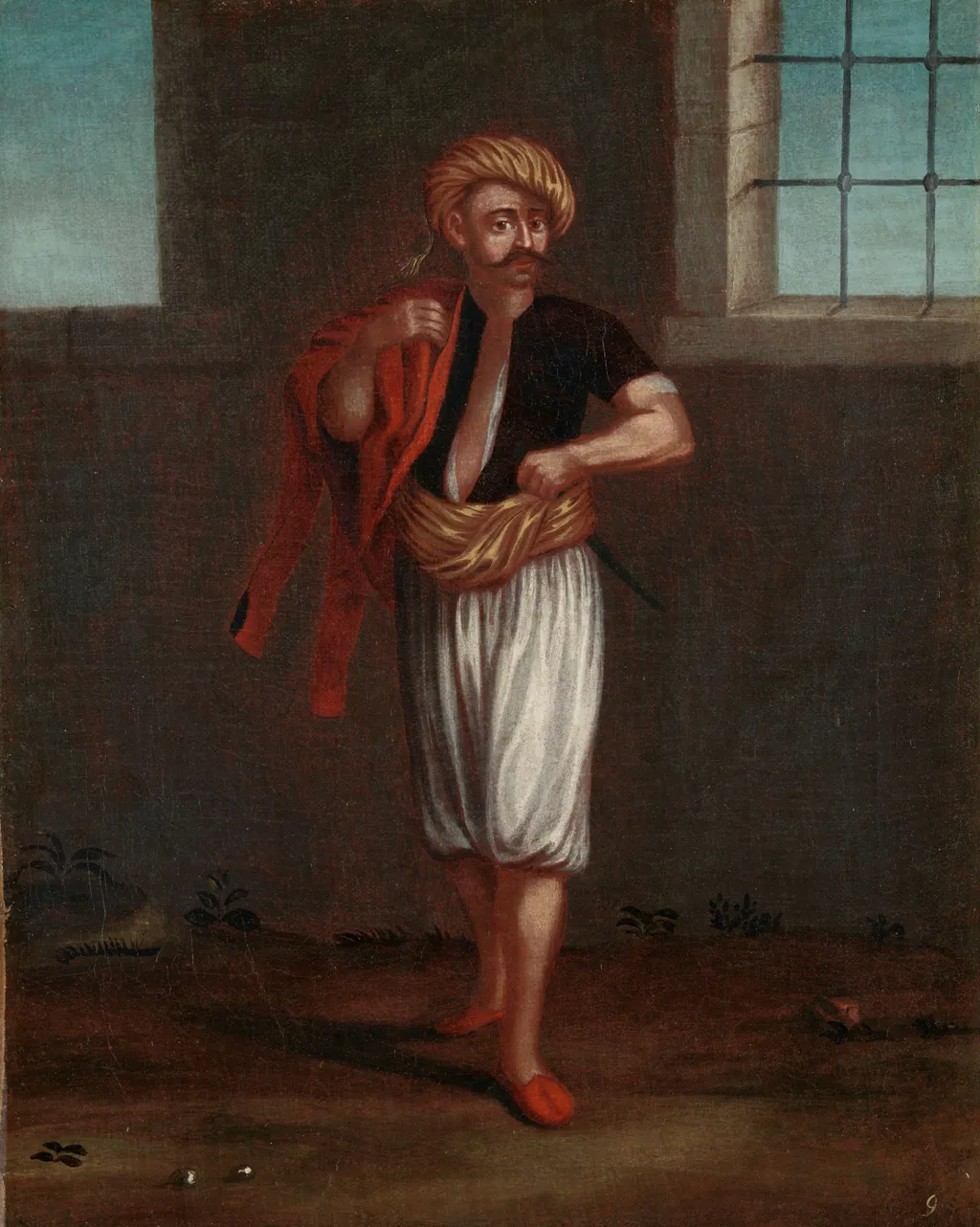 An Albanian Sailor, by Jean Baptiste Vanmour, oil, 1718