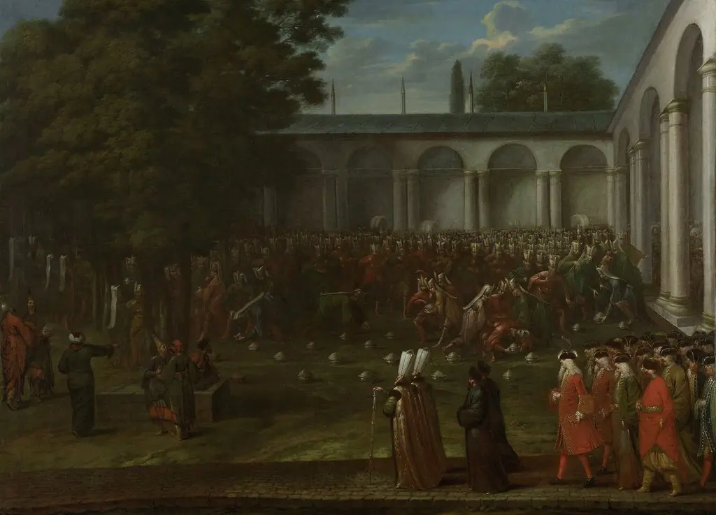 Cornelis Calkoen on his Way to his Audience with Sultan Ahmed III, by Jean Baptiste Vanmour