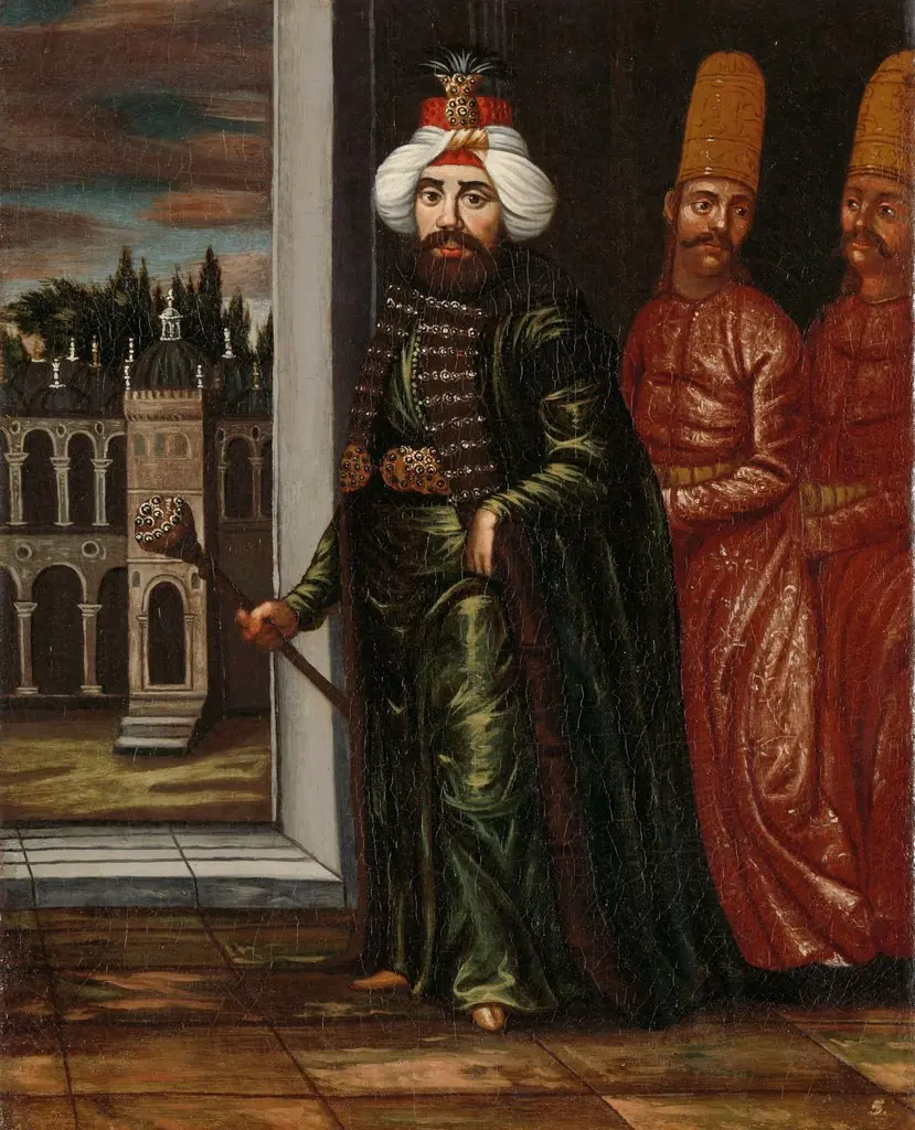 Portrait of Sultan Ahmed III, by Jean Baptiste Vanmour