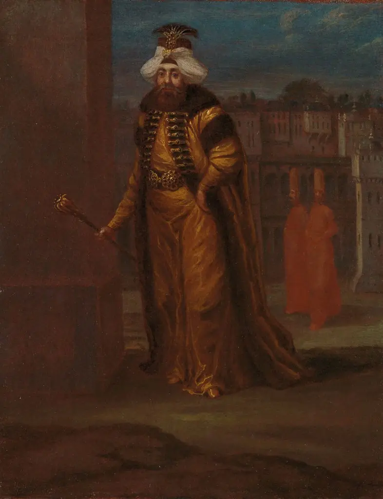 Sultan Mahmud I, by Jean Baptiste Vanmour, 1730