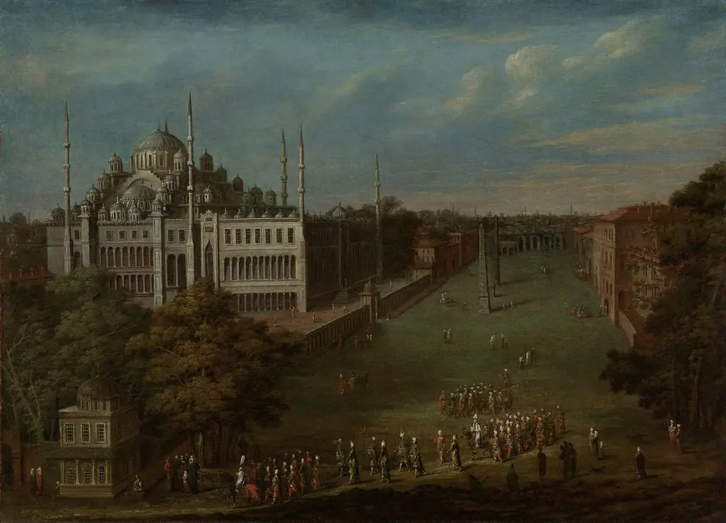 The Grand Vizier Crossing the Atmeydanı (Horse Square), by Jean Baptiste Vanmour