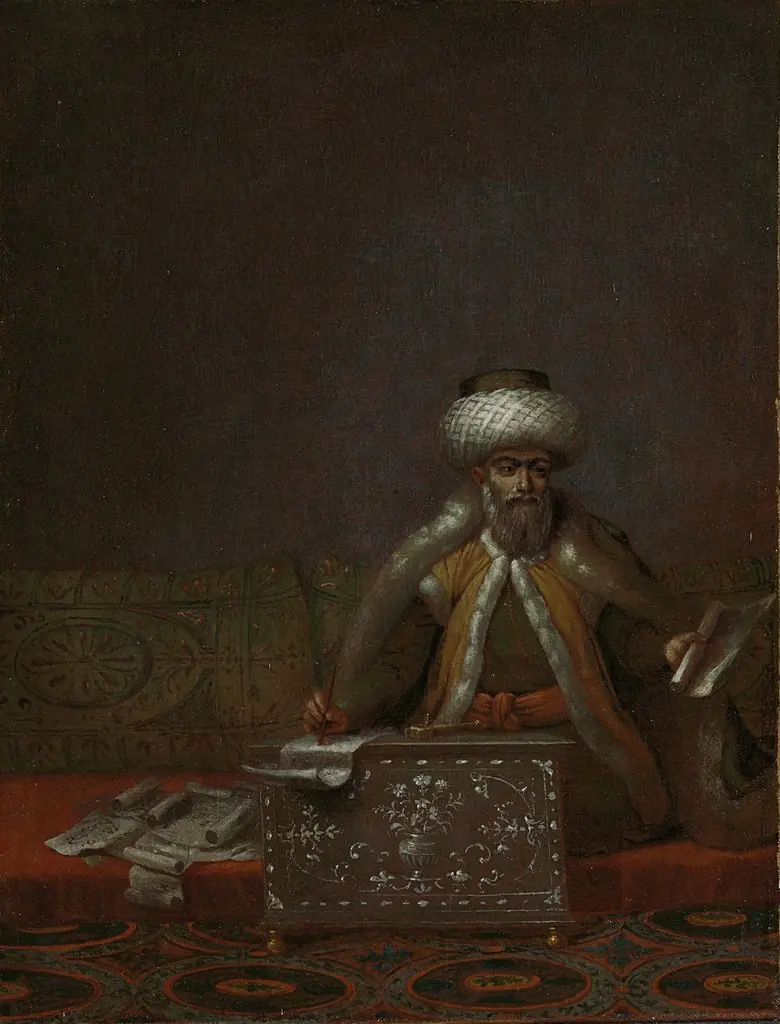 The Reis Effendi, Head of the Chancery, by Jean Baptiste Vanmour
