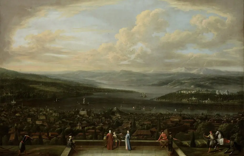 View of Istanbul from the Dutch Embassy at Pera, by Jean Baptiste Vanmour