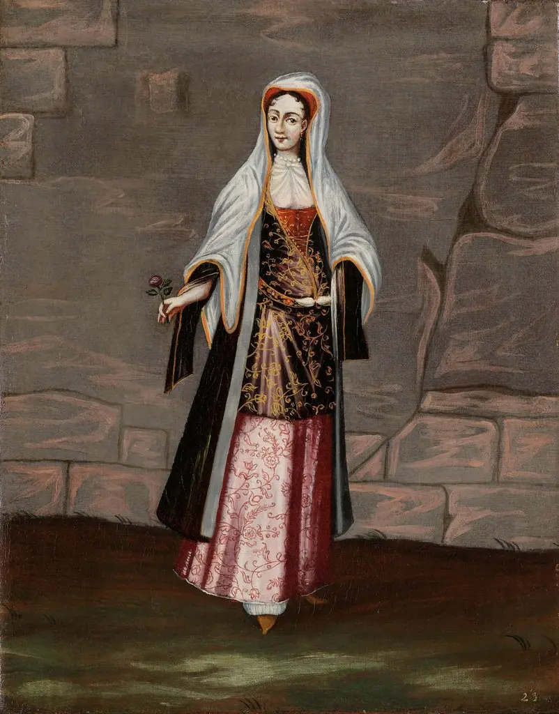 Woman from the Island of Mykonos, by Jean Baptiste Vanmour