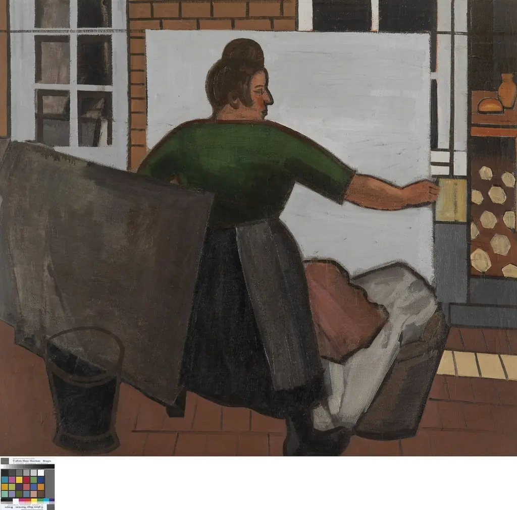 Wasvrouw, by Jean Brusselmans
