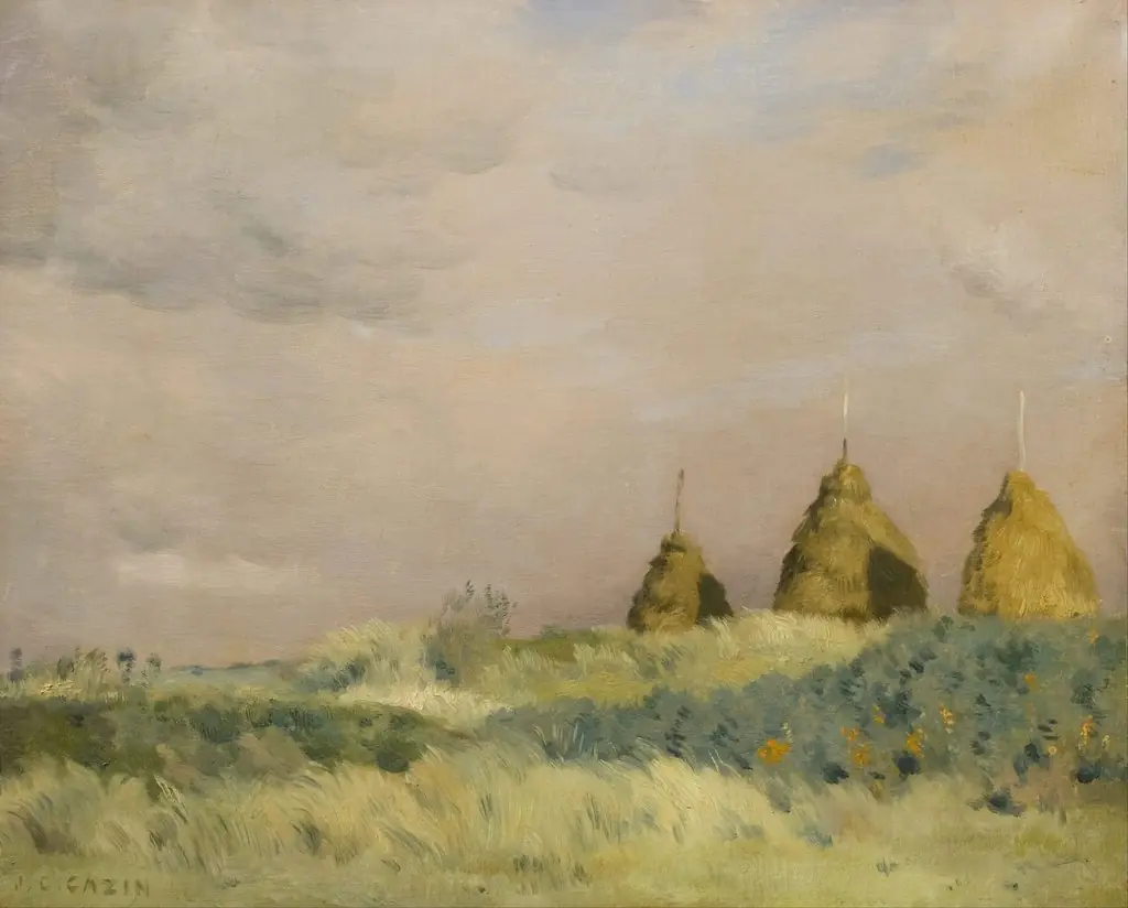 The three stacks, by Jean Charles Cazin