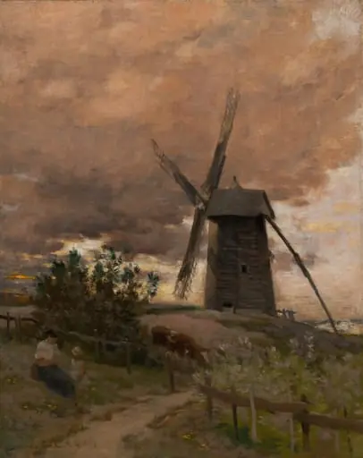 The Windmill, by Jean-Charles Cazin