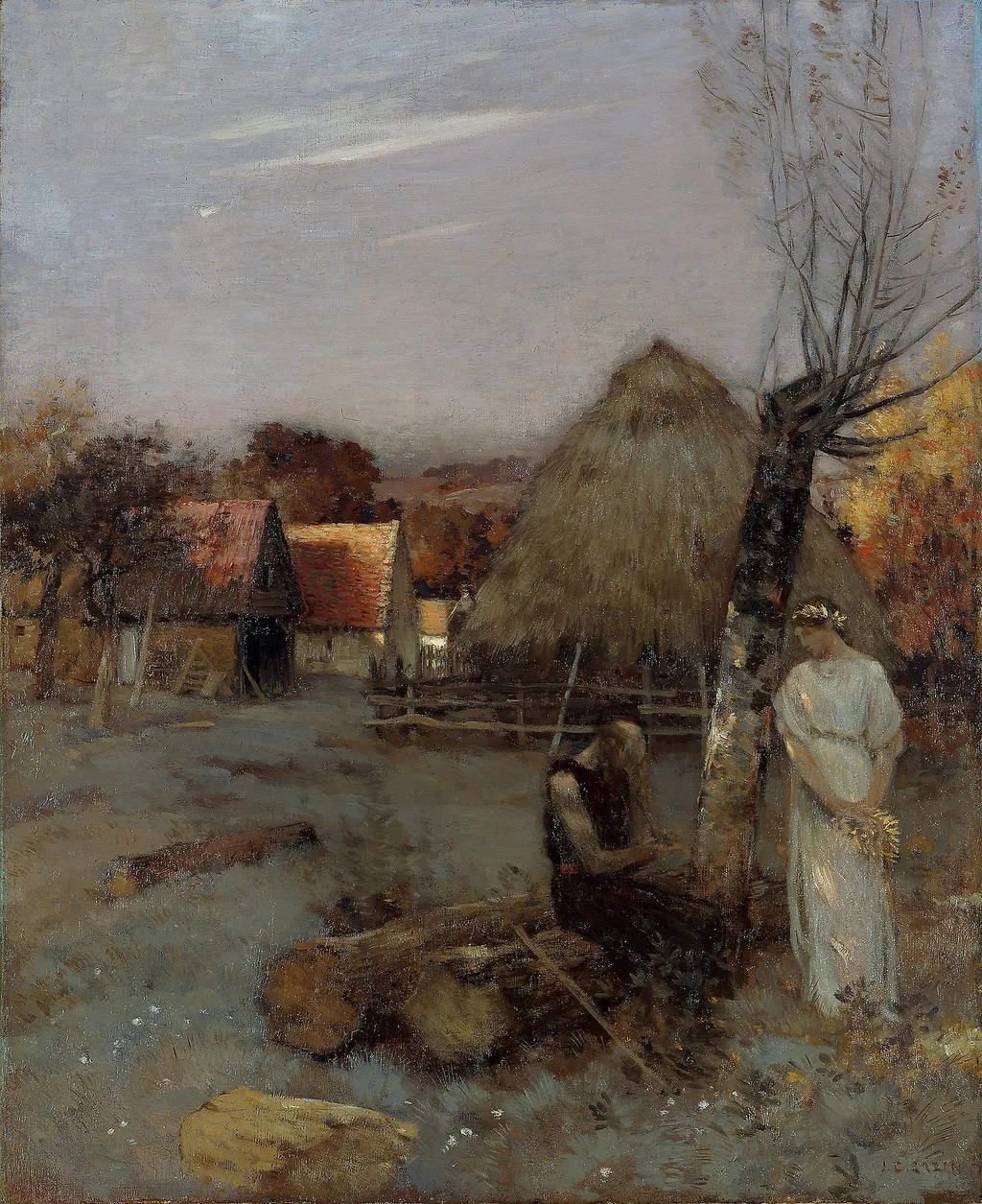 Theocritus, by Jean Charles Cazin, oil, 1893