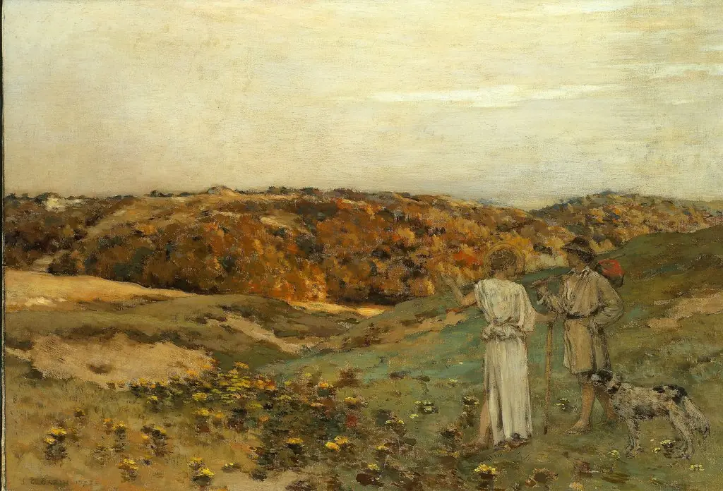 Tobias and the Angel, by Jean Charles Cazin