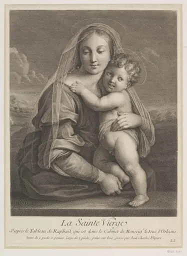 La Sainte Vierge, by Jean Charles Flipart