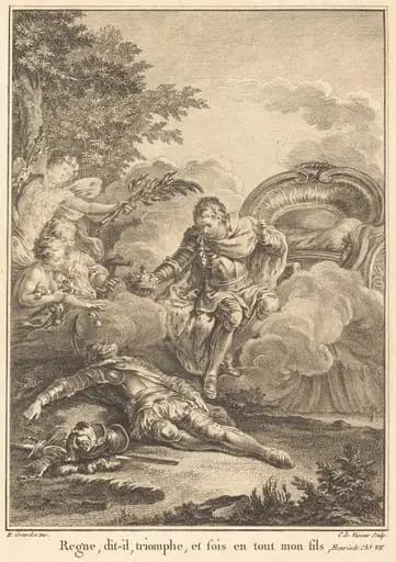 Regne, dit-il, triomphe, et sois en tout mon fils, by Jean Charles Levasseur
