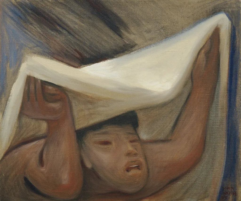 Untitled, by Jean Charlot, oil, 1935