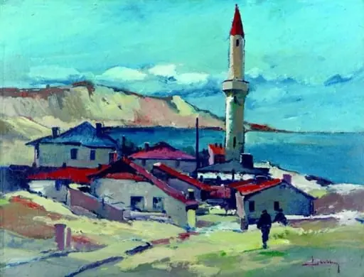 Peisaj cu geamie la Balcic, by Jean Cheller