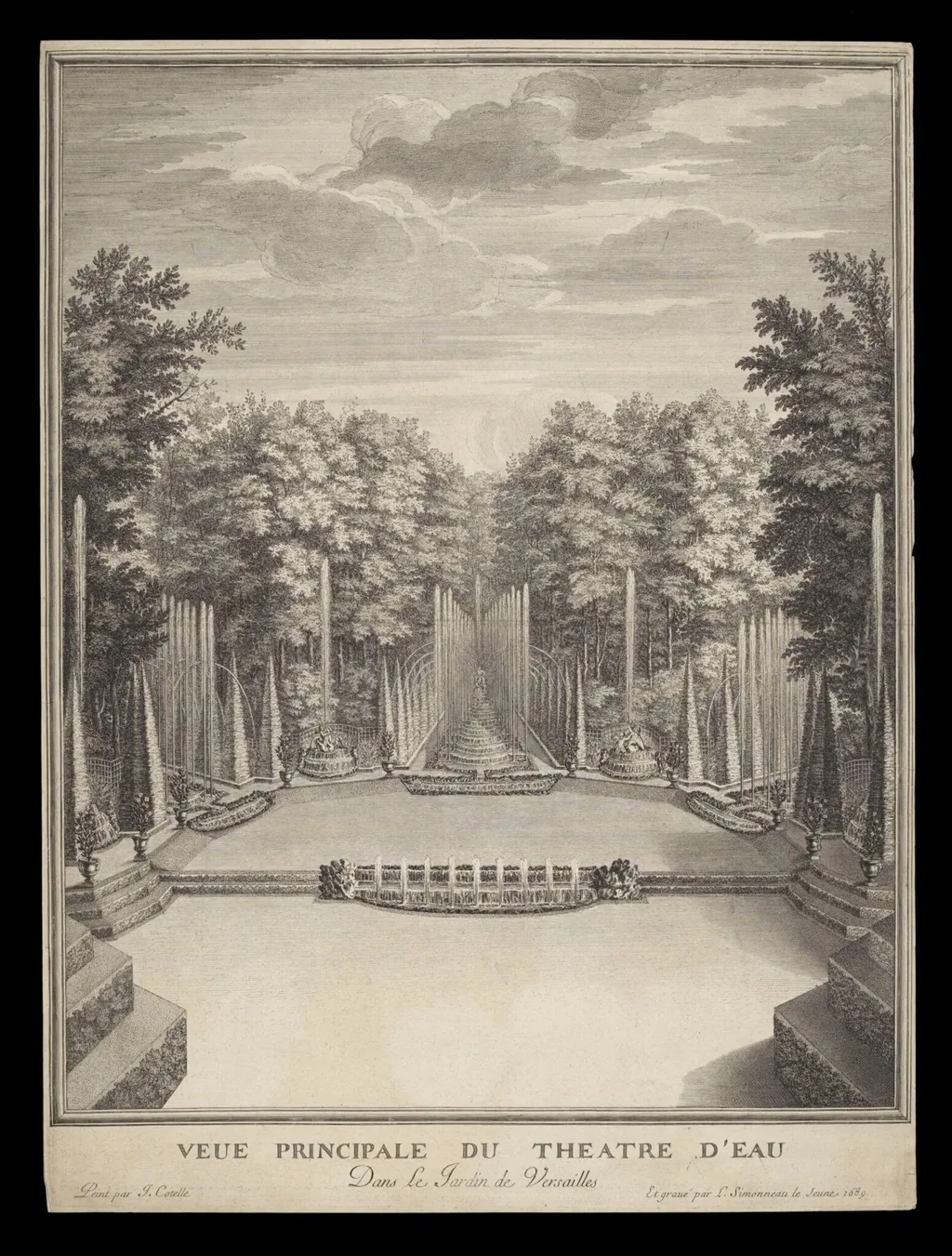 H Beard Print Collection, by Jean Cotelle, 1689