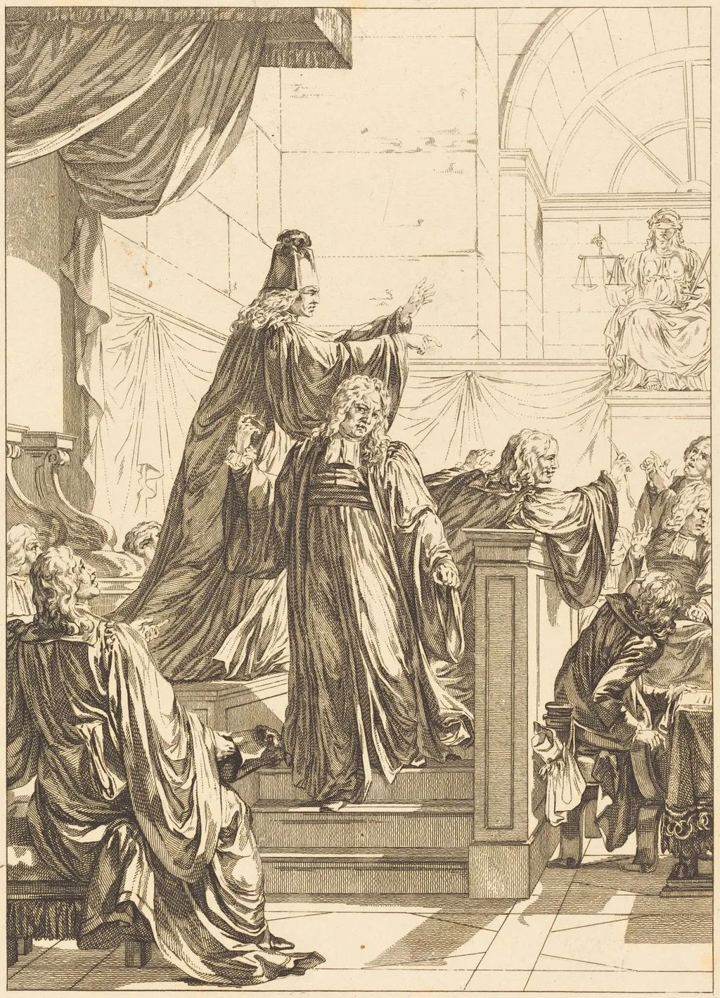 Le juge de mesle, by Jean Dambrun, ink, 1774