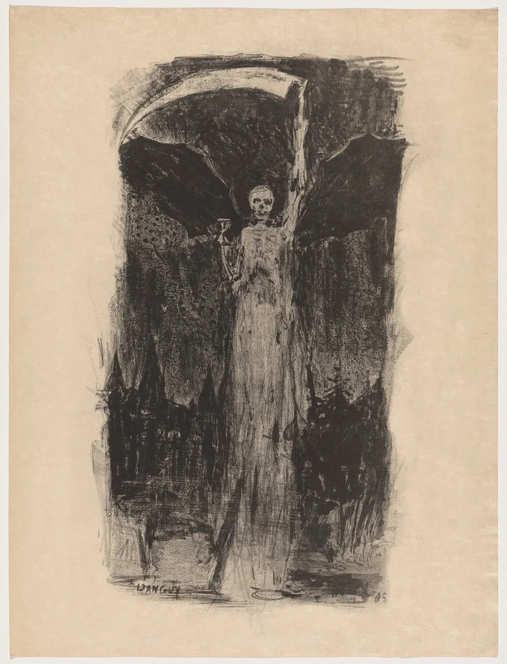 Le château de la mort (The House of the Dead), by Jean Danguy, 1895