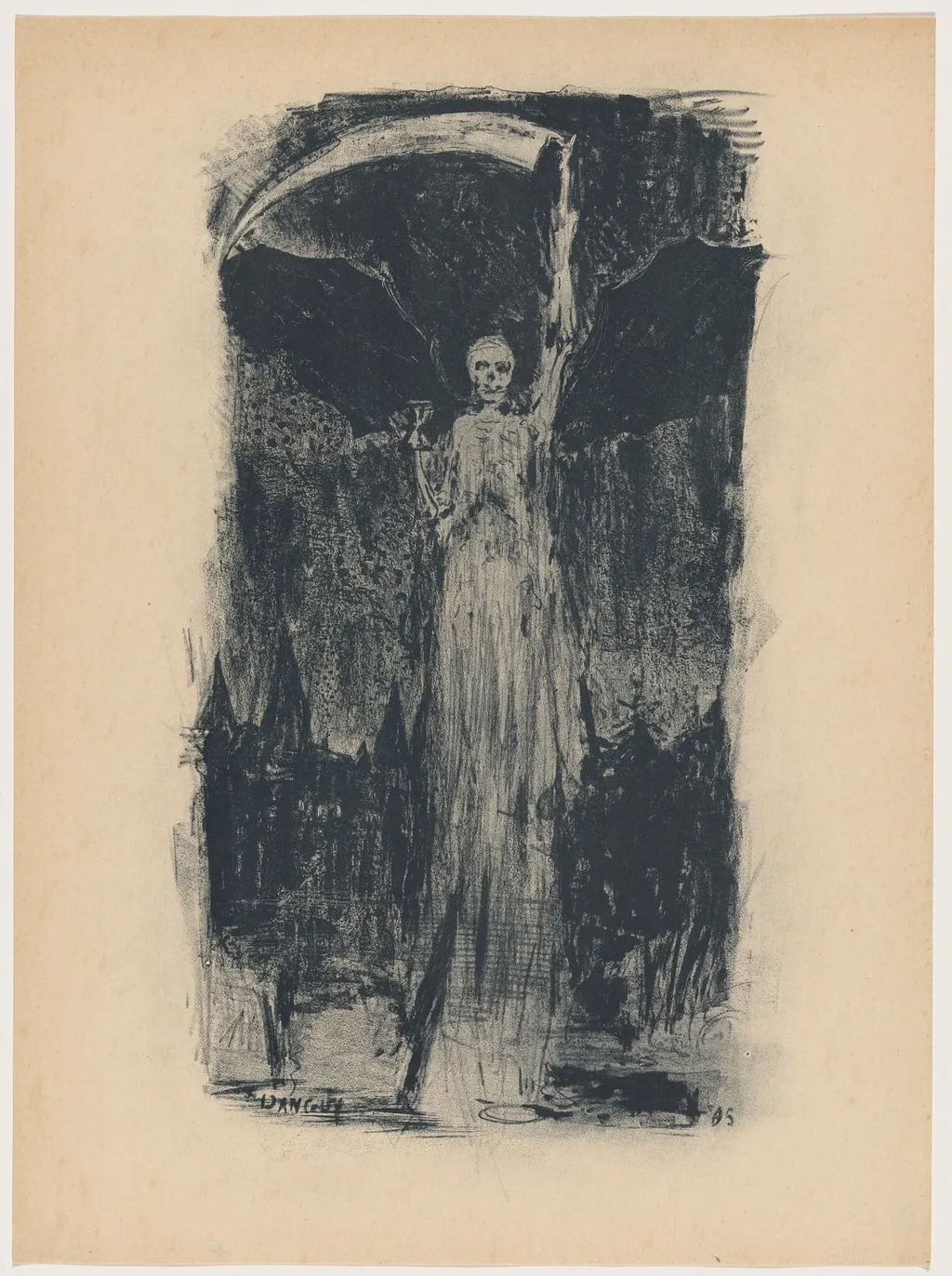 Le château de la mort (The House of the Dead), by Jean Danguy, 1895