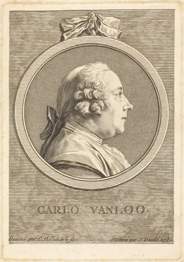 Carle Vanloo, by Jean Daullé