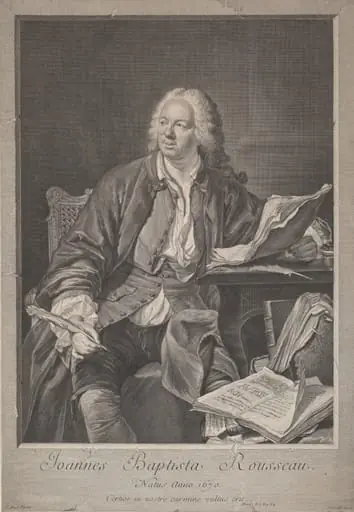 Jean-Baptiste Rousseau, by Jean Daullé