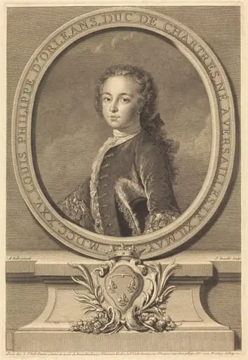 Louis Philippe d'Orléans, by Jean Daullé