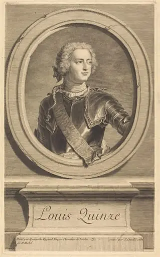 Louis XV, by Jean Daullé