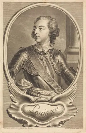 Louis XV, by Jean Daullé