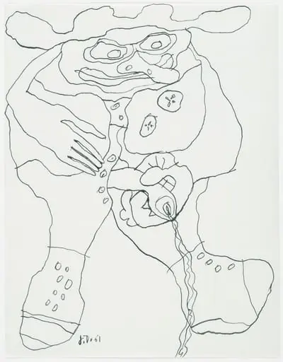 Untitled, by Jean Dubuffet