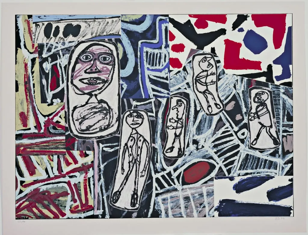 Untitled, by Jean Dubuffet, ink, 1978