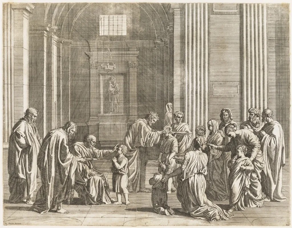 Confirmation, by Jean Dughet, ink, 1650