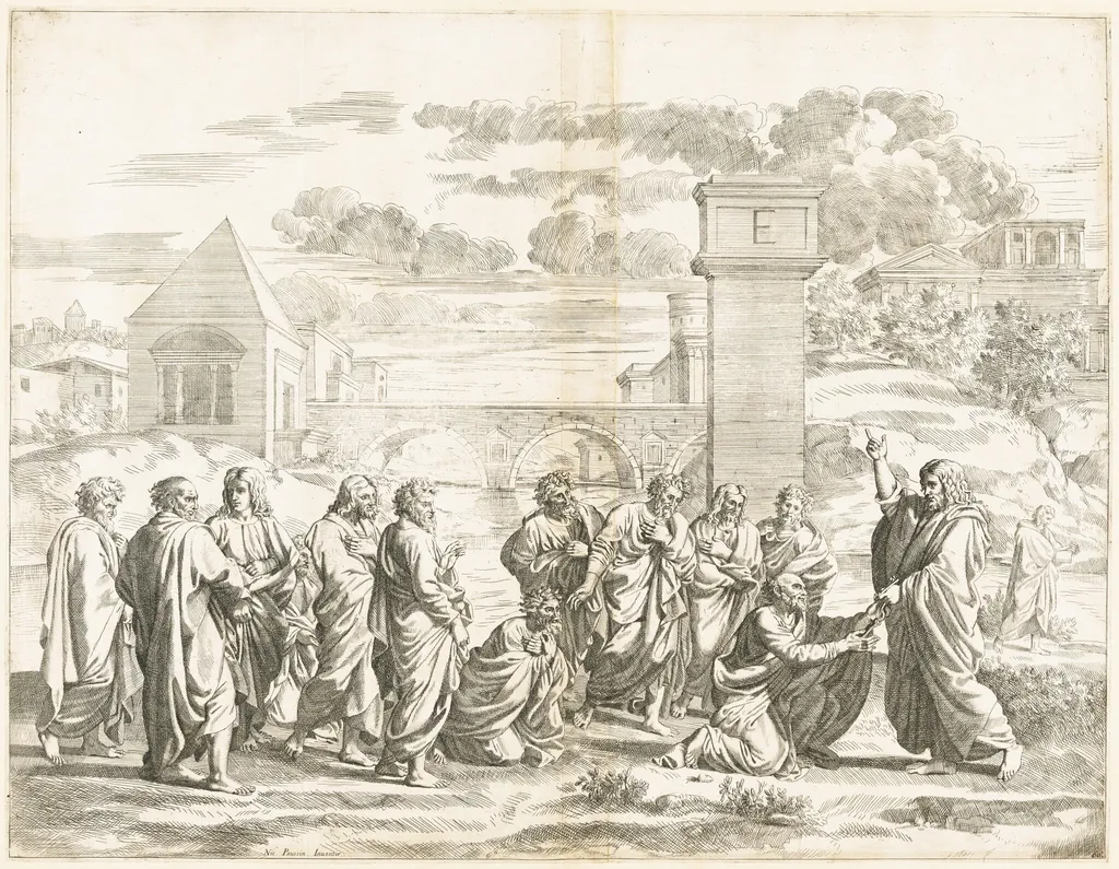Ordination, by Jean Dughet, ink, 1650