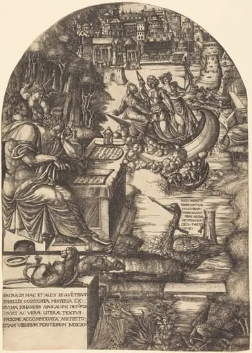 Jean Duvet as Saint John the Evangelist, by Jean Duvet