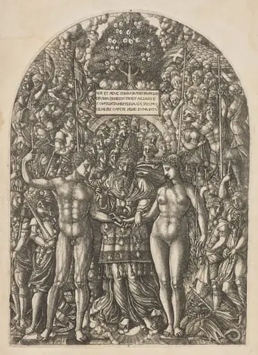 Marriage of Adam and Eve, by Jean Duvet