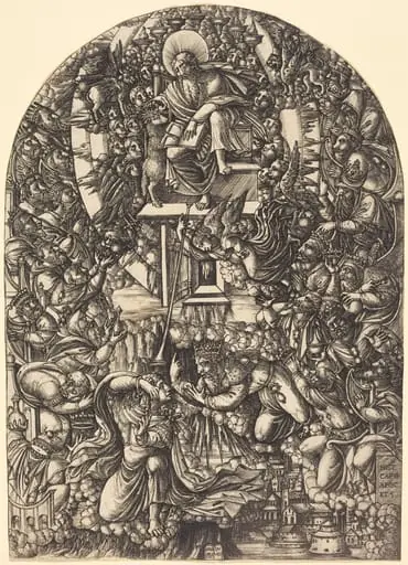 Saint John Summoned to Heaven, by Jean Duvet