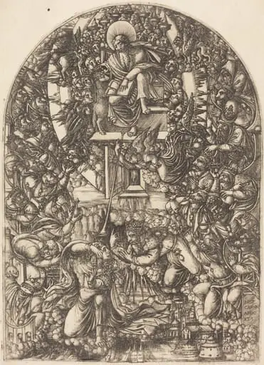Saint John Summoned to Heaven, by Jean Duvet