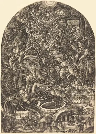Saint Michael and the Dragon, by Jean Duvet