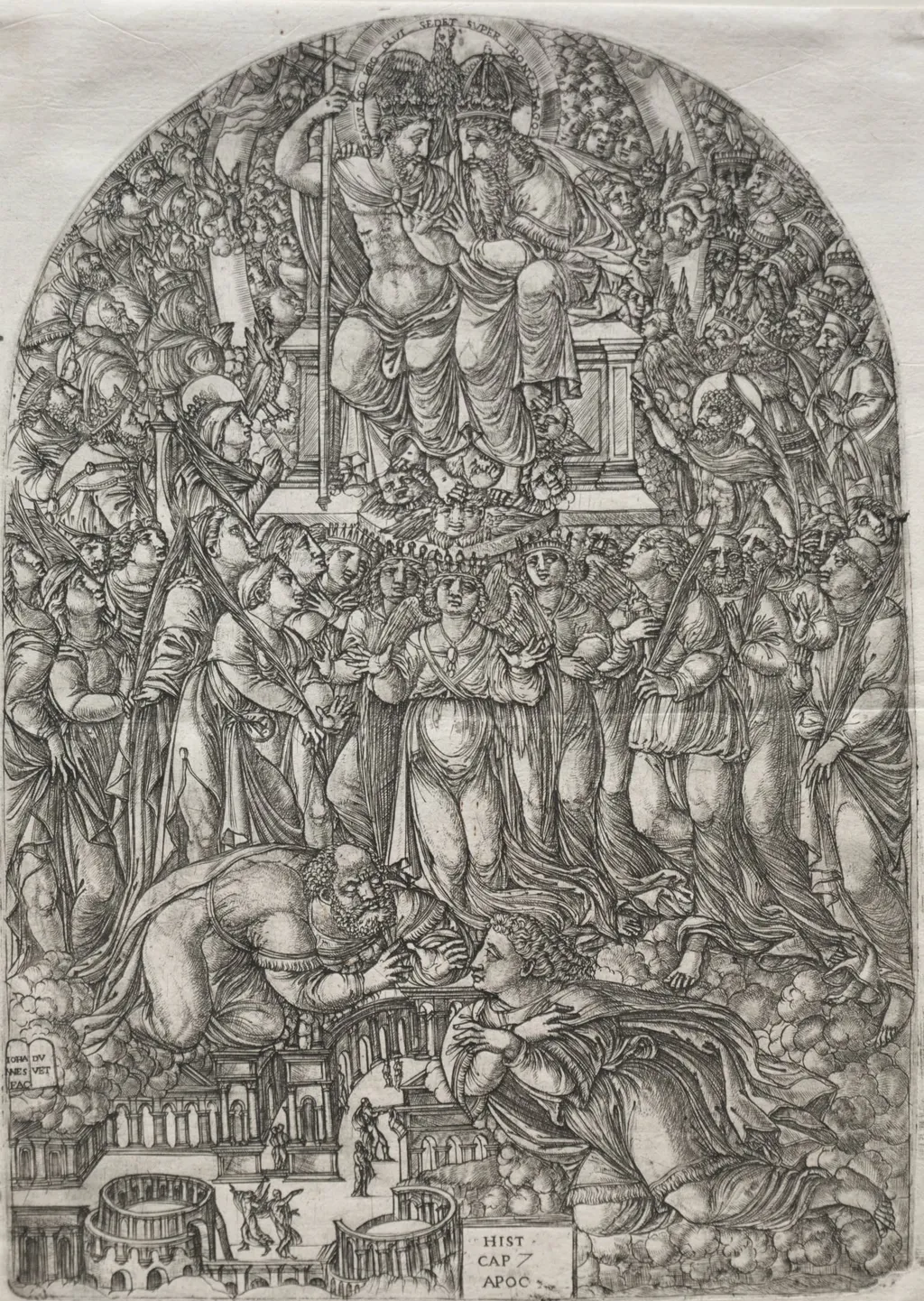 The Apocalpse: An Innumerable Multitude which stand before the Throne, by Jean Duvet, 1555