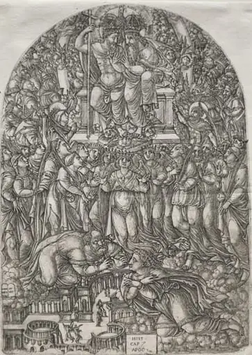 The Apocalpse: An Innumerable Multitude which stand before the Throne, by Jean Duvet