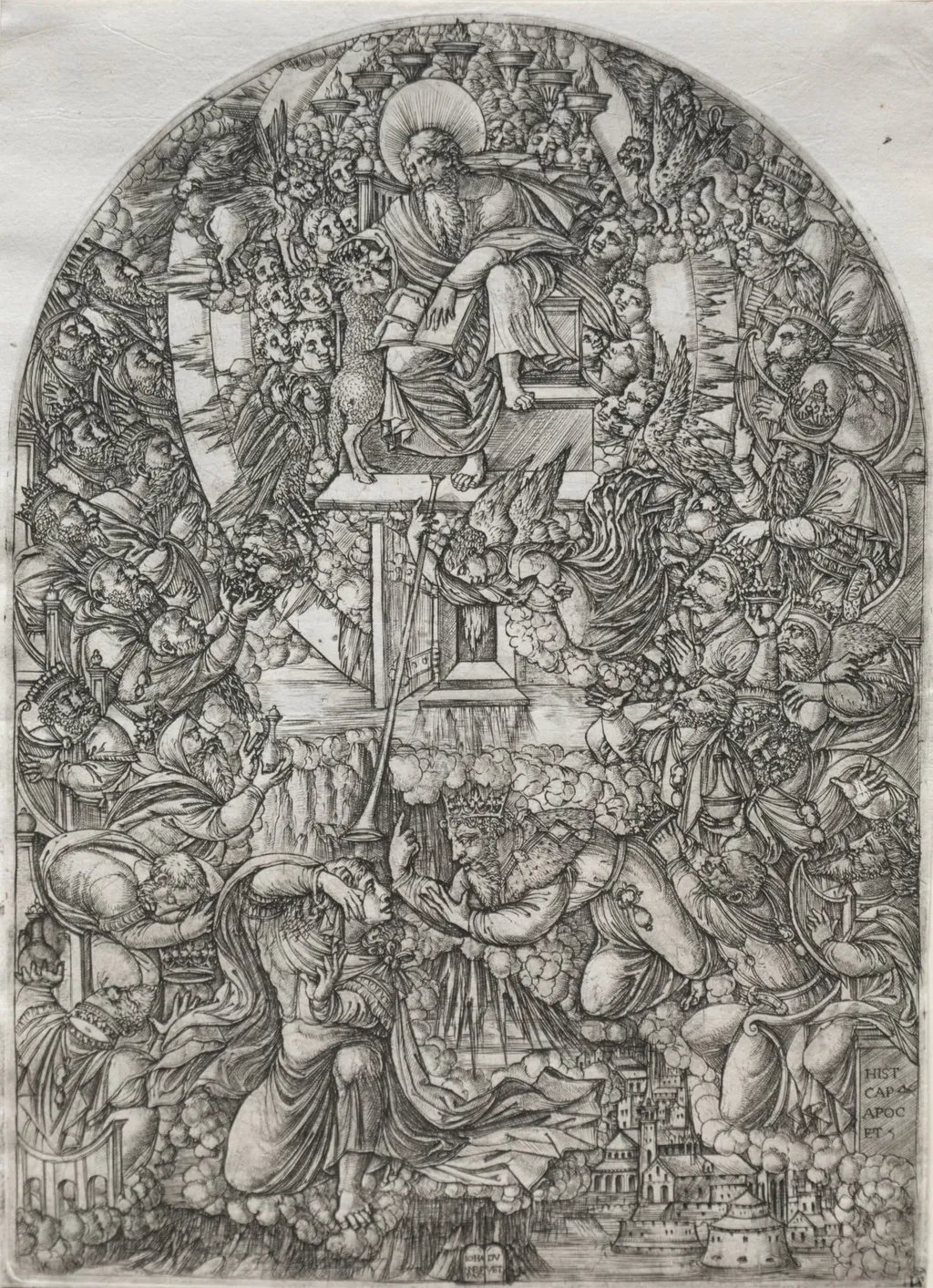 The Apocalpse: St. John Summoned to Heaven, by Jean Duvet, 1555