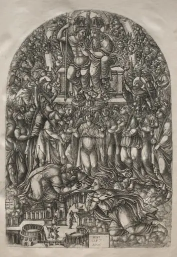 The Apocalypse: An Innumerable Multitude Which Stand before the Throne, by Jean Duvet