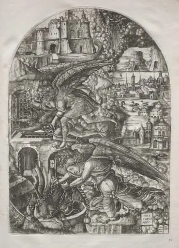 The Apocalypse: Satan Bound for a Thousand Years, by Jean Duvet
