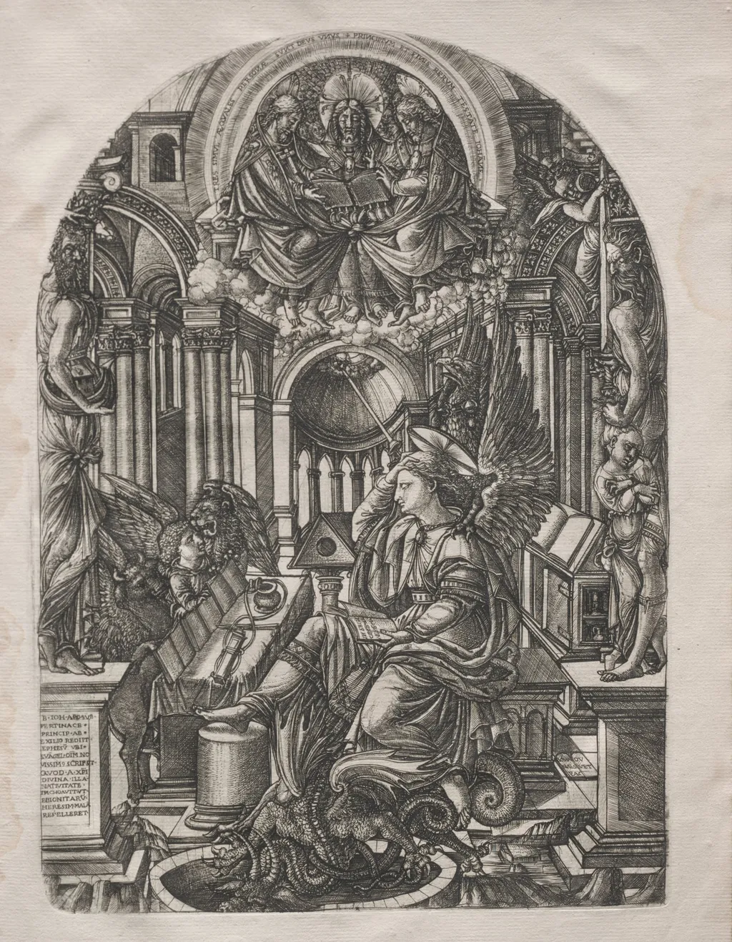 The Apocalypse: St. John on the Island of Patmos, by Jean Duvet, 1551