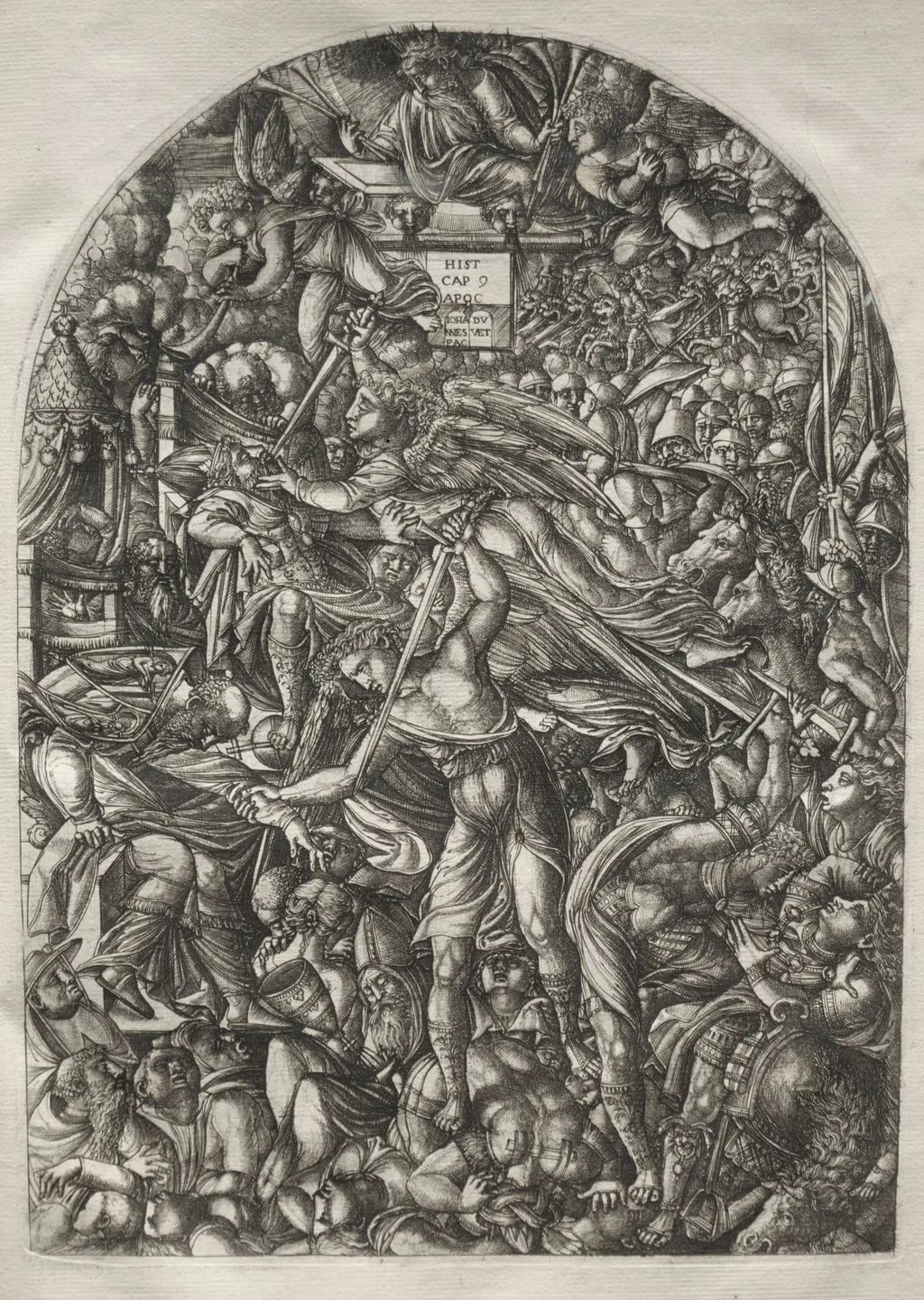 The Apocalypse: The Angel Sounding the Sixth Trumpet, by Jean Duvet, 1551