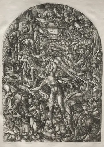 The Apocalypse: The Angel Sounding the Sixth Trumpet, by Jean Duvet