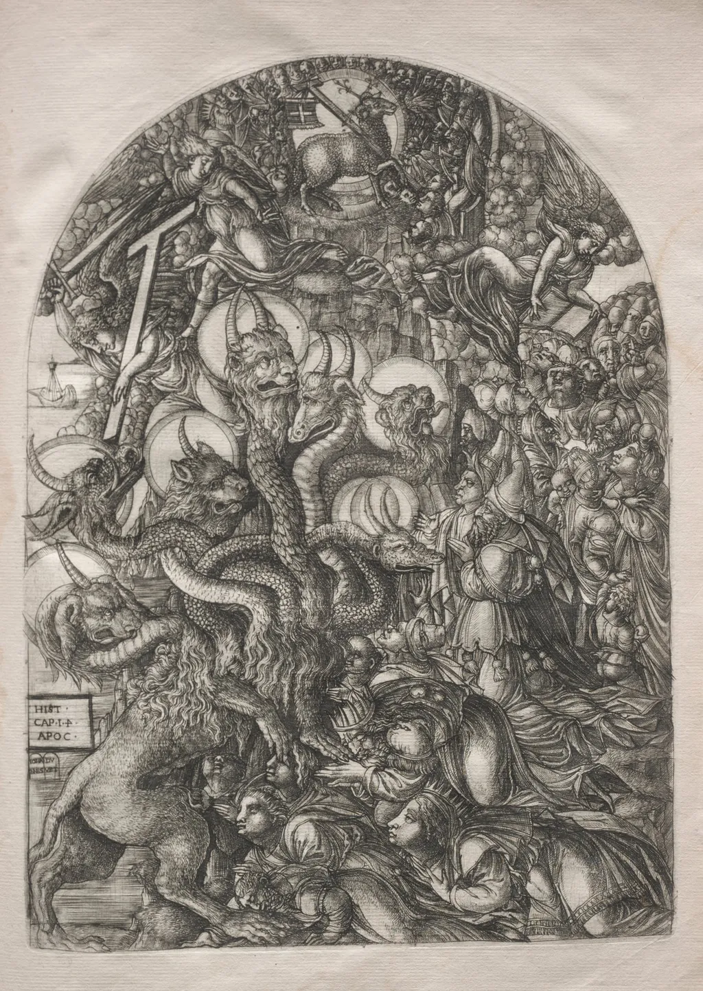 The Apocalypse: The Beast with Seven Heads and Ten Horns, by Jean Duvet, 1551