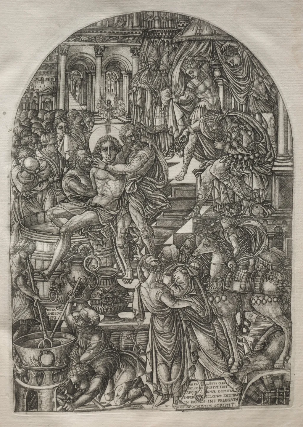 The Apocalypse: The Martyrdom of St. John the Evangelist, by Jean Duvet, 1551