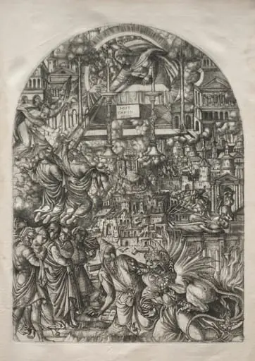 The Apocalypse: The Measurement of the Temple, by Jean Duvet