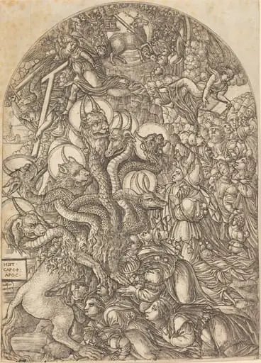 The Beast with Seven Heads and Ten Horns, by Jean Duvet