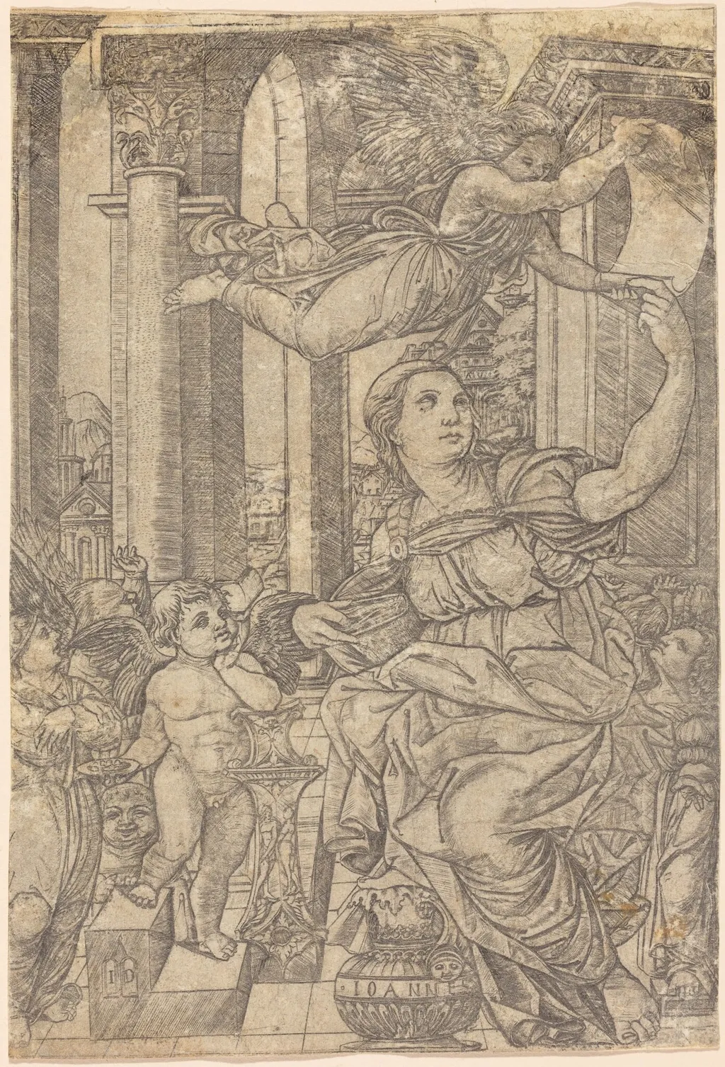 The Cumaean Sibyl, by Jean Duvet, ink, 1517