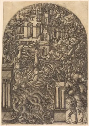 The Fall of Babylon, by Jean Duvet